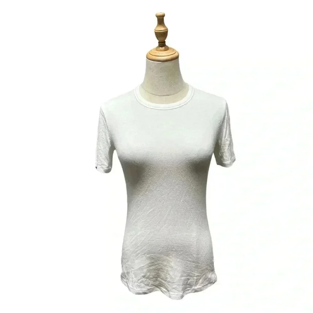 Lululemon White Shirt Size 6 - Picture 1 of 5